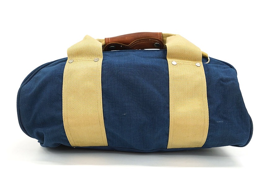 80's 茶タグ THE NORTH FACE ナイロンボストンバッグ ネイビー USA製