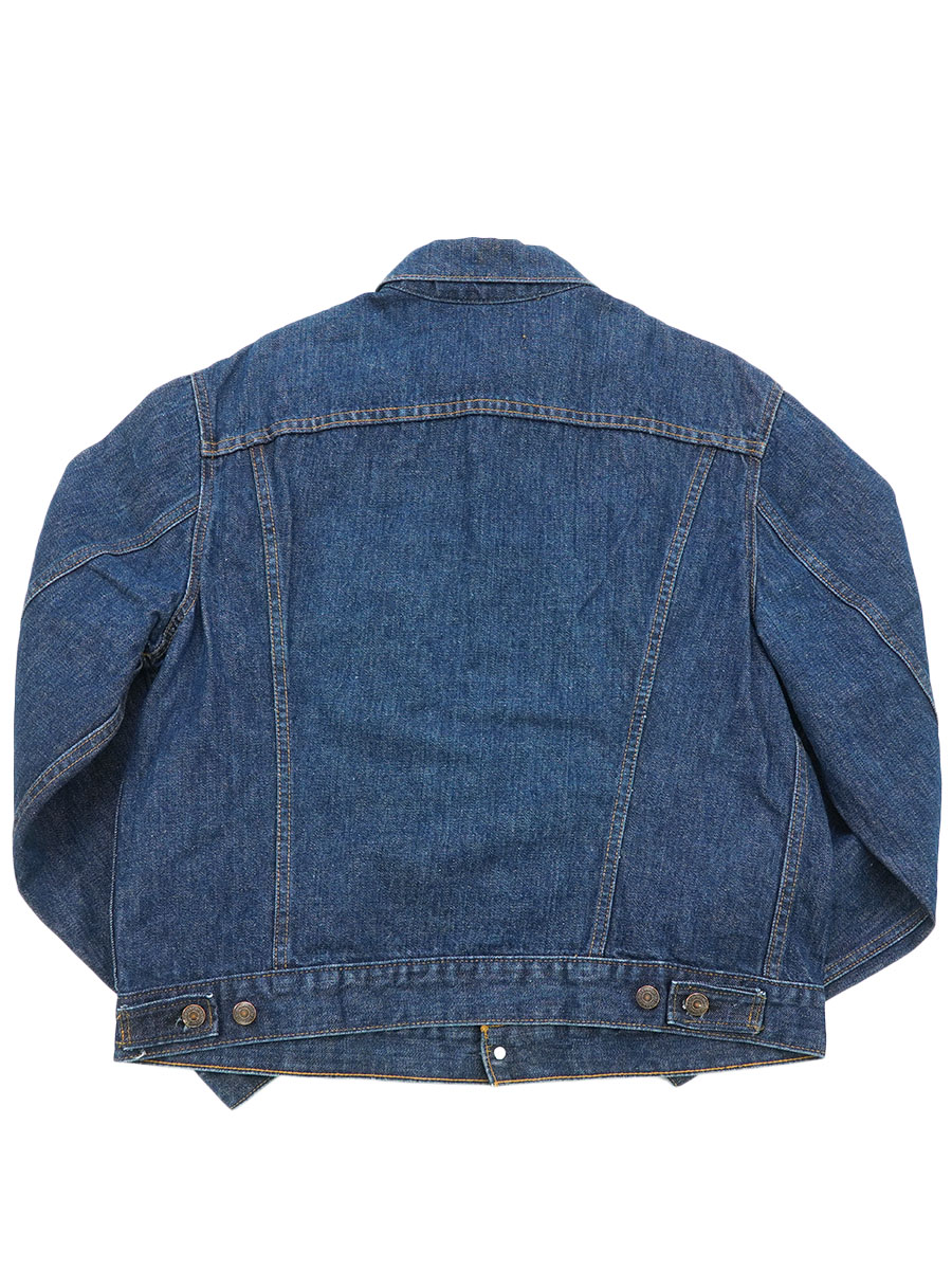 70's LEVI'S 70505 スモールe デニムジャケット インディゴ 実寸(42位