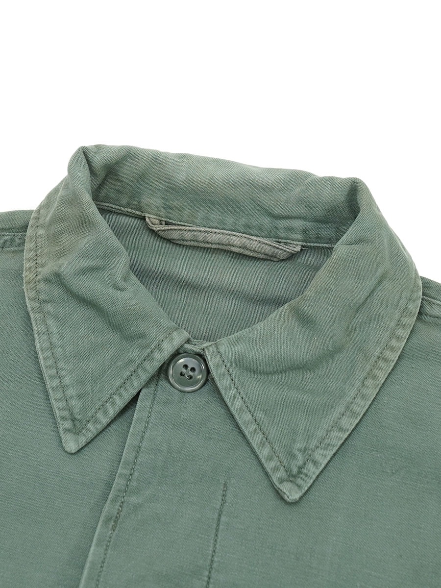 50's U.S.AIR FORCE ユーティリティシャツ セージグリーン 実寸(15位