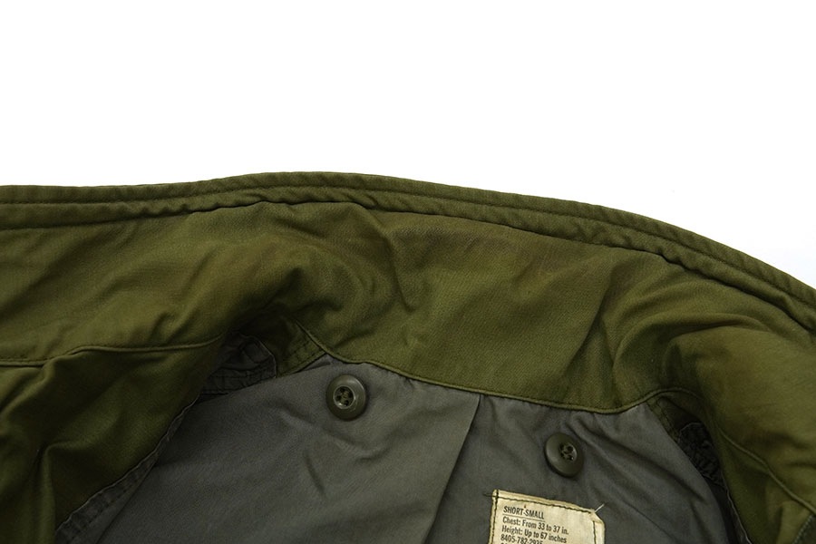 68's U.S.ARMY M-65 フィールドジャケット グレーライナー 表記(SHORT