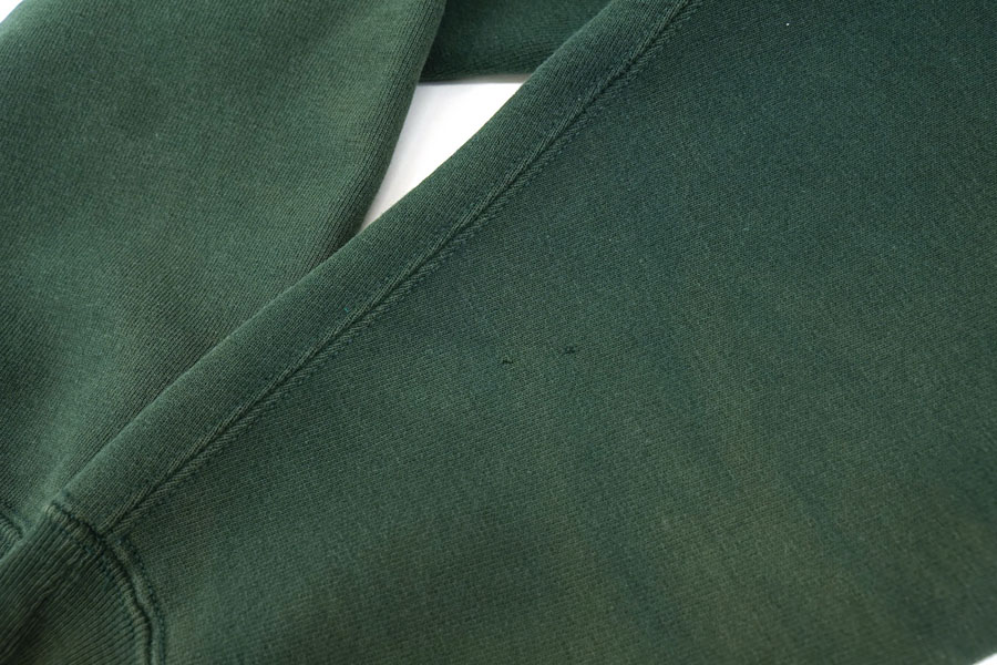 90'S CHAMPION REVERSE WEAVE FULL SNAP PLAIN GREEN (SIZE. X LARGE) MADE IN USA 