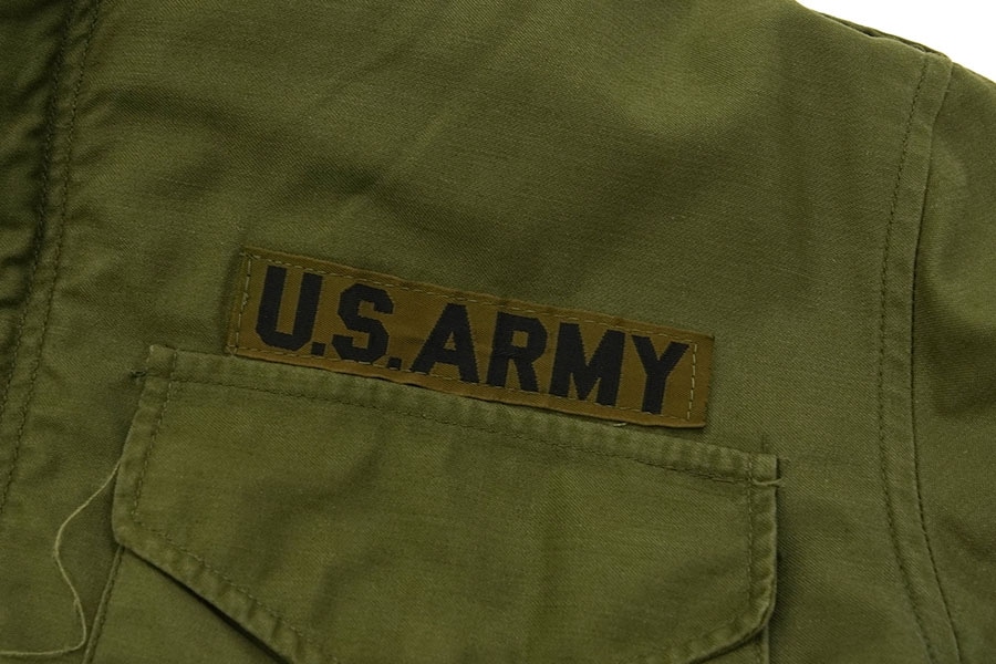 68's U.S.ARMY M-65 フィールドジャケット グレーライナー 表記(SHORT