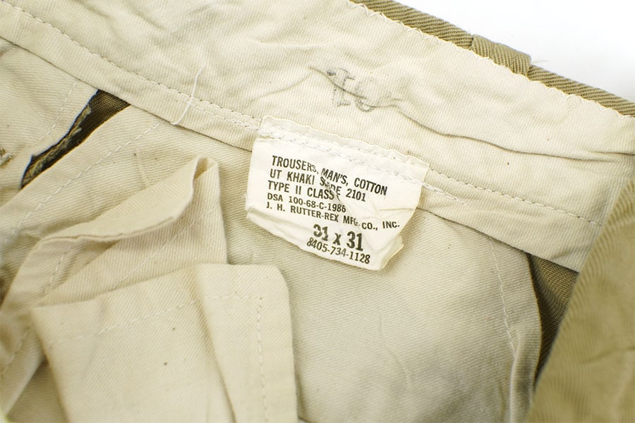 '68 USMC CHINO TROUSERS (SIZE.W31 L31)