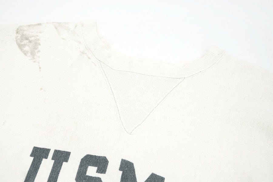 Vintage 1970s Champion USMA Phys Ed Reverse Weave Warmup