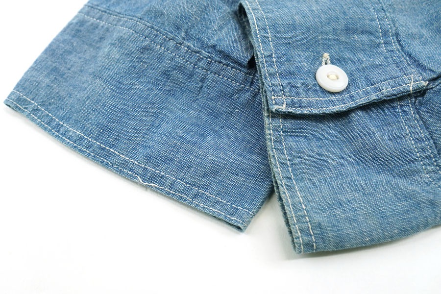 50's～ Coast-Wide マチ付き シャンブレーシャツ 実寸(15位) | すべて