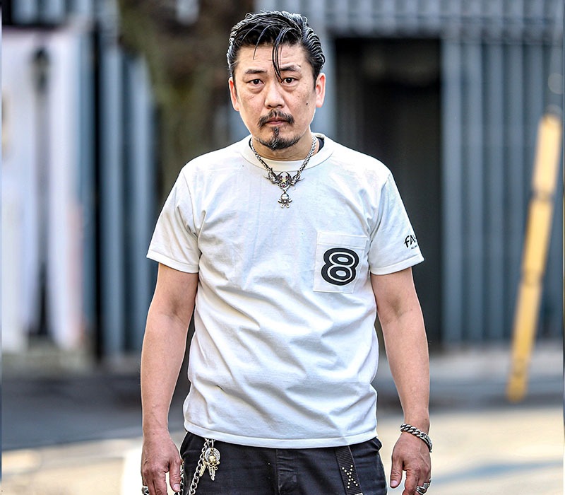 ８(エイト) 50th Anniversary , ８ x FAKEα T , WHITE , Size M