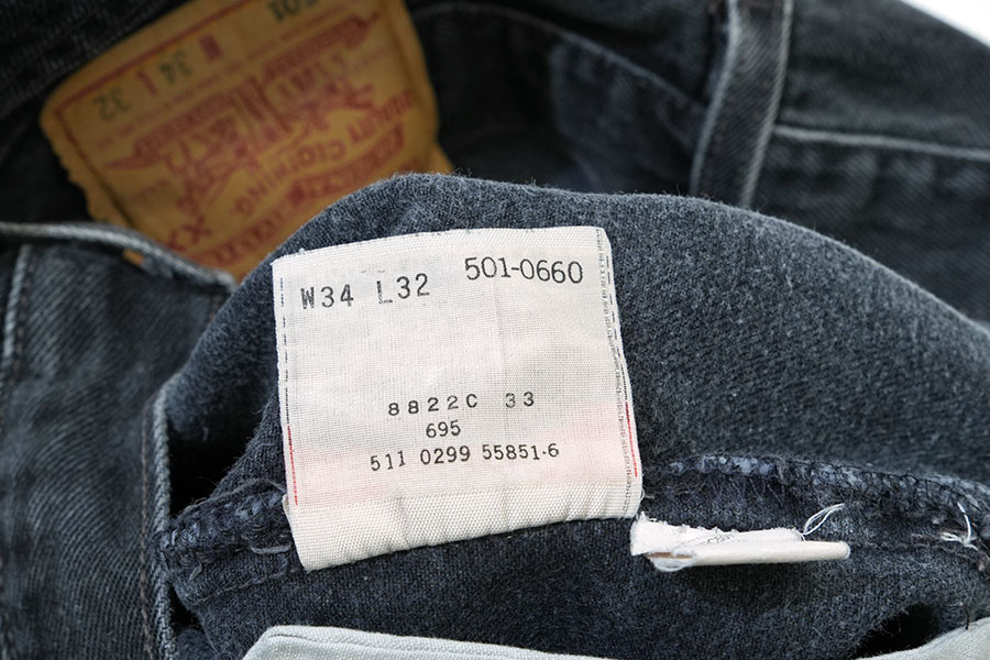 90's Levi's 501 ブラック デニムパンツ 表記(W34 L32) USA製 | NEW