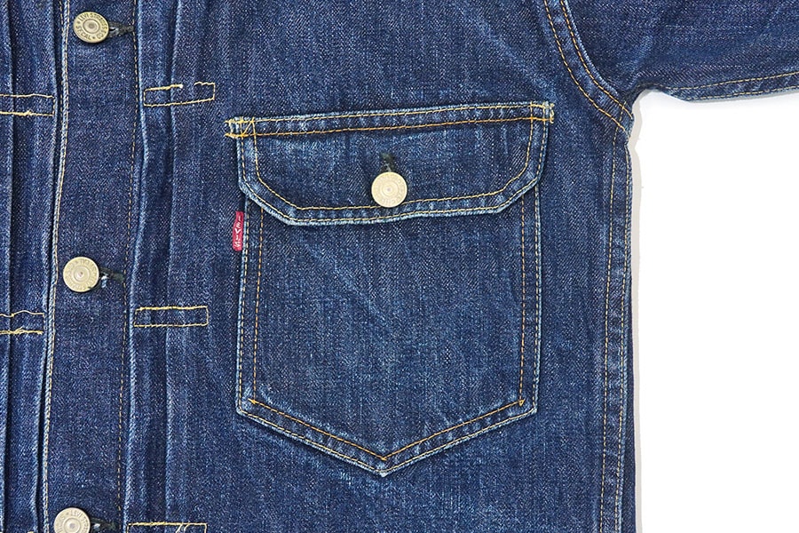 40's～ Levi's 506XX 色残り 極上雰囲気 デニムジャケット ビーフジャーキー 実寸(38位)
