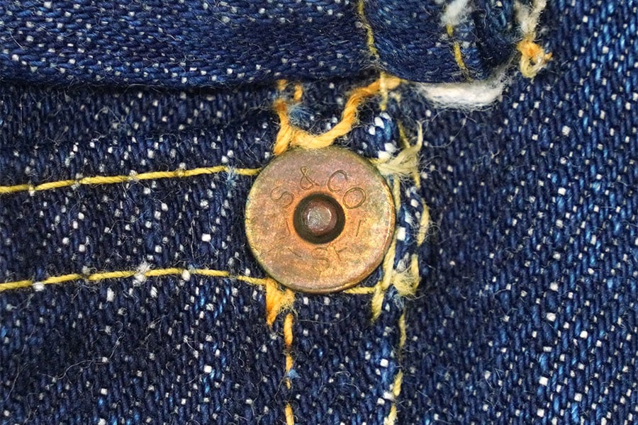 40's～ Levi's 506XX 色残り 極上雰囲気 デニムジャケット ビーフジャーキー 実寸(38位)