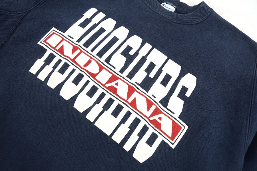 90's 刺繍タグ チャンピオンRW ''HOOSIERS'' 表記(L) USA製