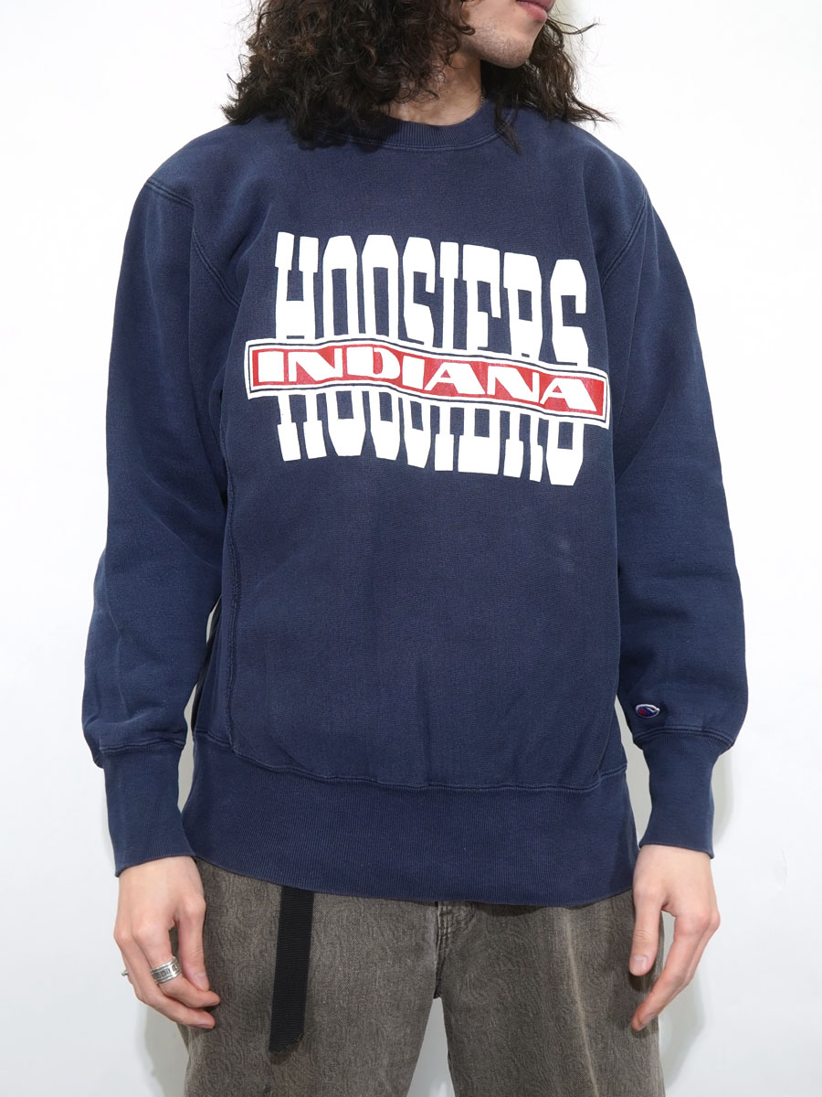 90's 刺繍タグ チャンピオンRW ''HOOSIERS'' 表記(L) USA製