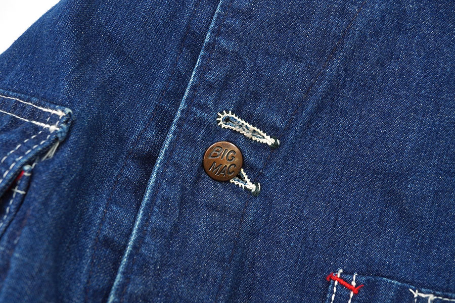60's BIG MAC デニムカバーオール 濃青 実寸(46位) | NEW ITEM