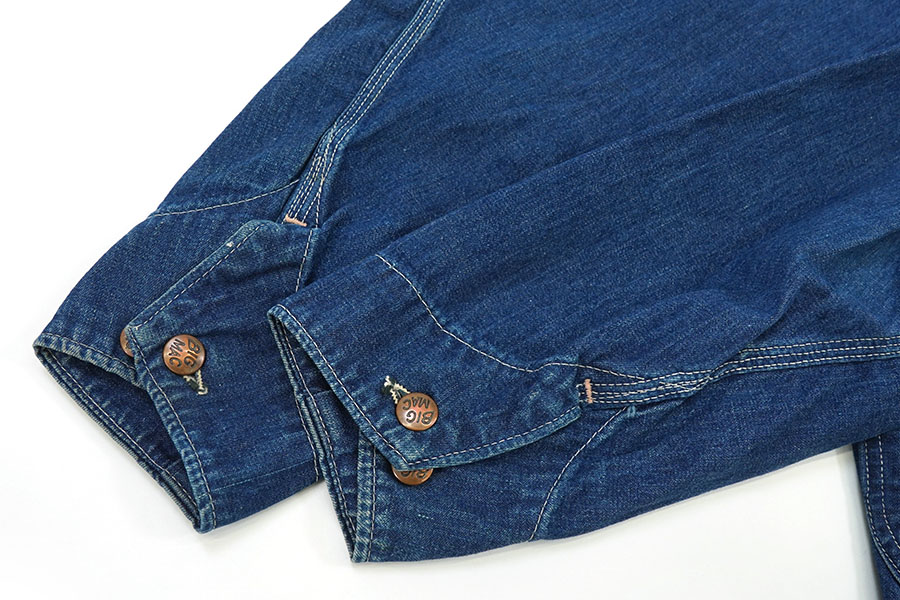 60's BIG MAC デニムカバーオール 濃青 実寸(46位) | NEW ITEM