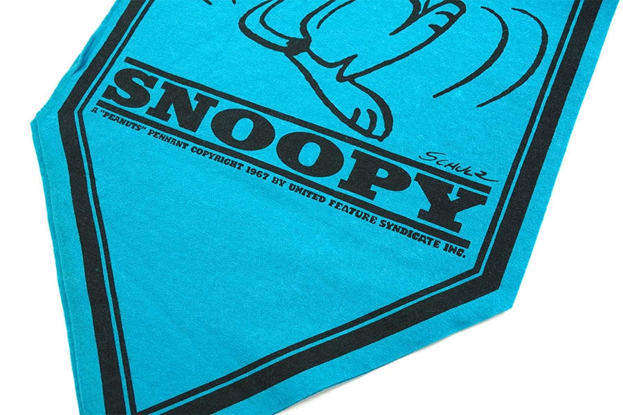 60's～ PEANUTS SNOOPY ペナント ブルー | SOLD OUT | | BerBerJin