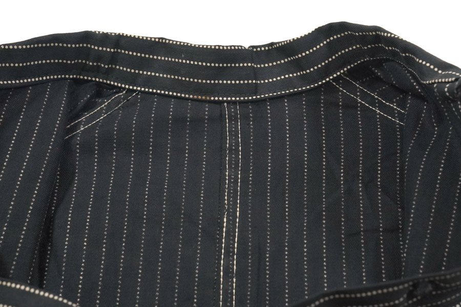 1910's-20's WABASH STRIPE COVER ALL BLACK DEAD STOCK size34