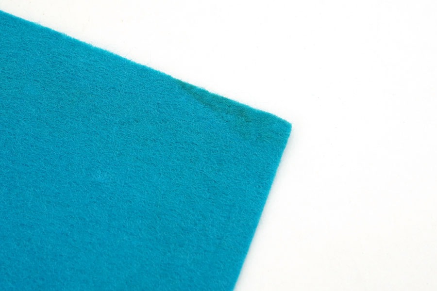 70's PEANUTS SNOOPY フェルトペナント ブルー DEAD