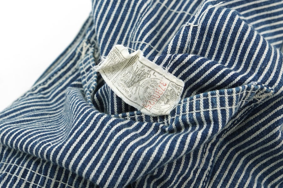 45RPM ヒッコリーストライプ オーバーオール SIZE：2□1224D 45RPM