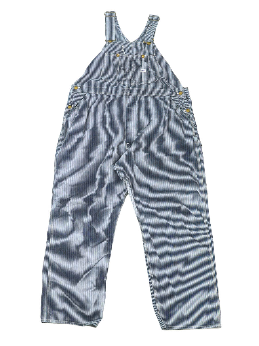 70's Lee ヒッコリーストライプ オーバーオール 実寸(45x30位) | NEW