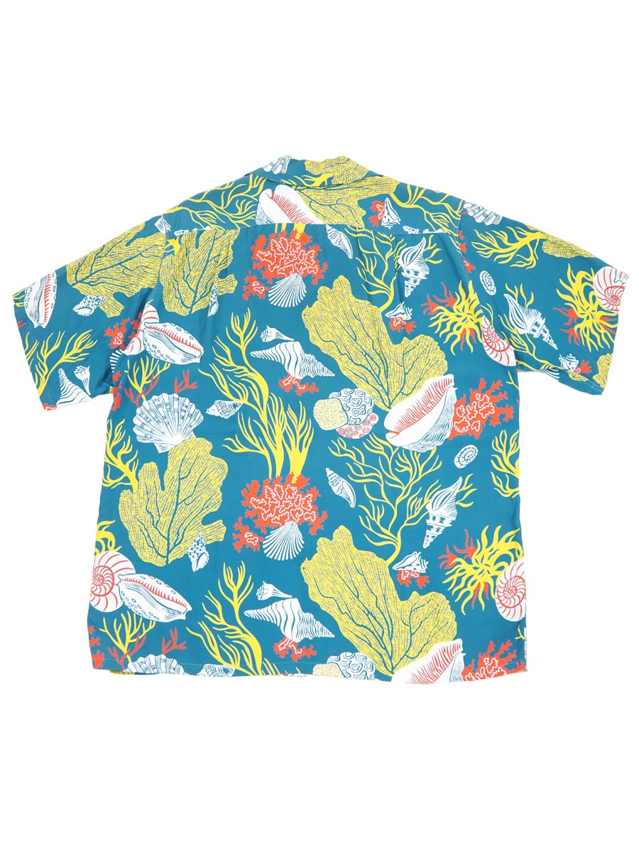 50's KAMEHAMEHA 海中柄 ハワイアンシャツ 表記(L) | NEW ITEM