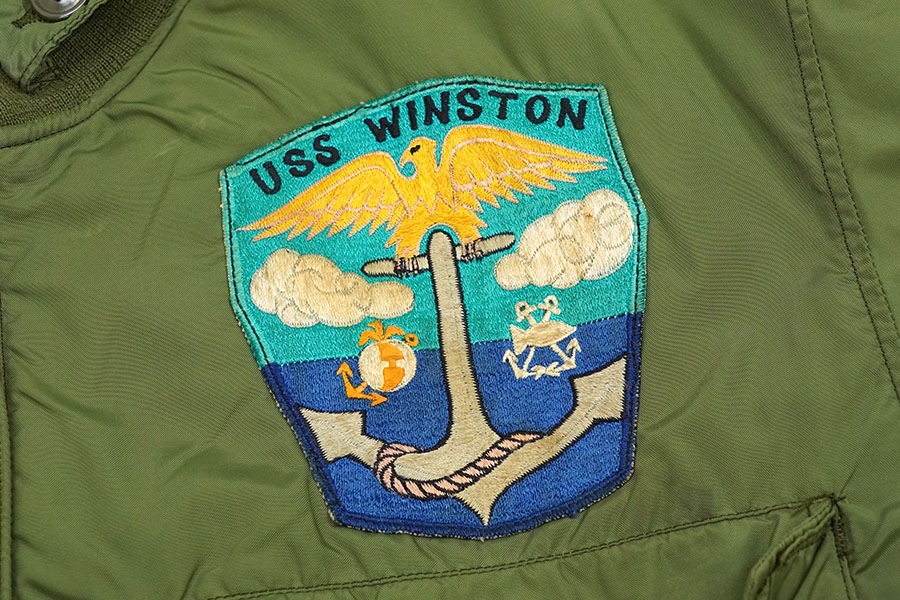 63's U.S.NAVY MIL-S-18342B(WEP) WEPジャケット 表記(42L) ワッペン付き