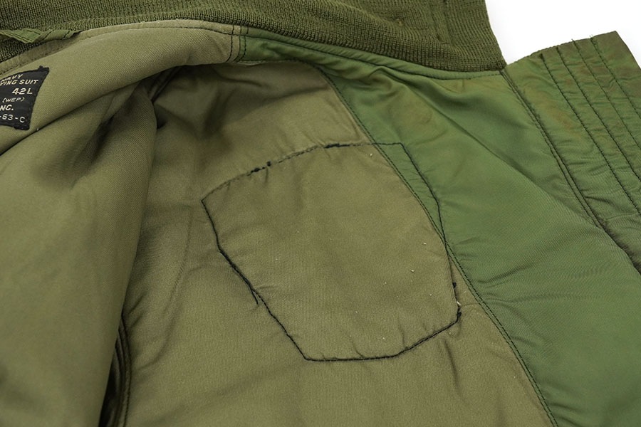63's U.S.NAVY MIL-S-18342B(WEP) WEPジャケット 表記(42L) ワッペン付き