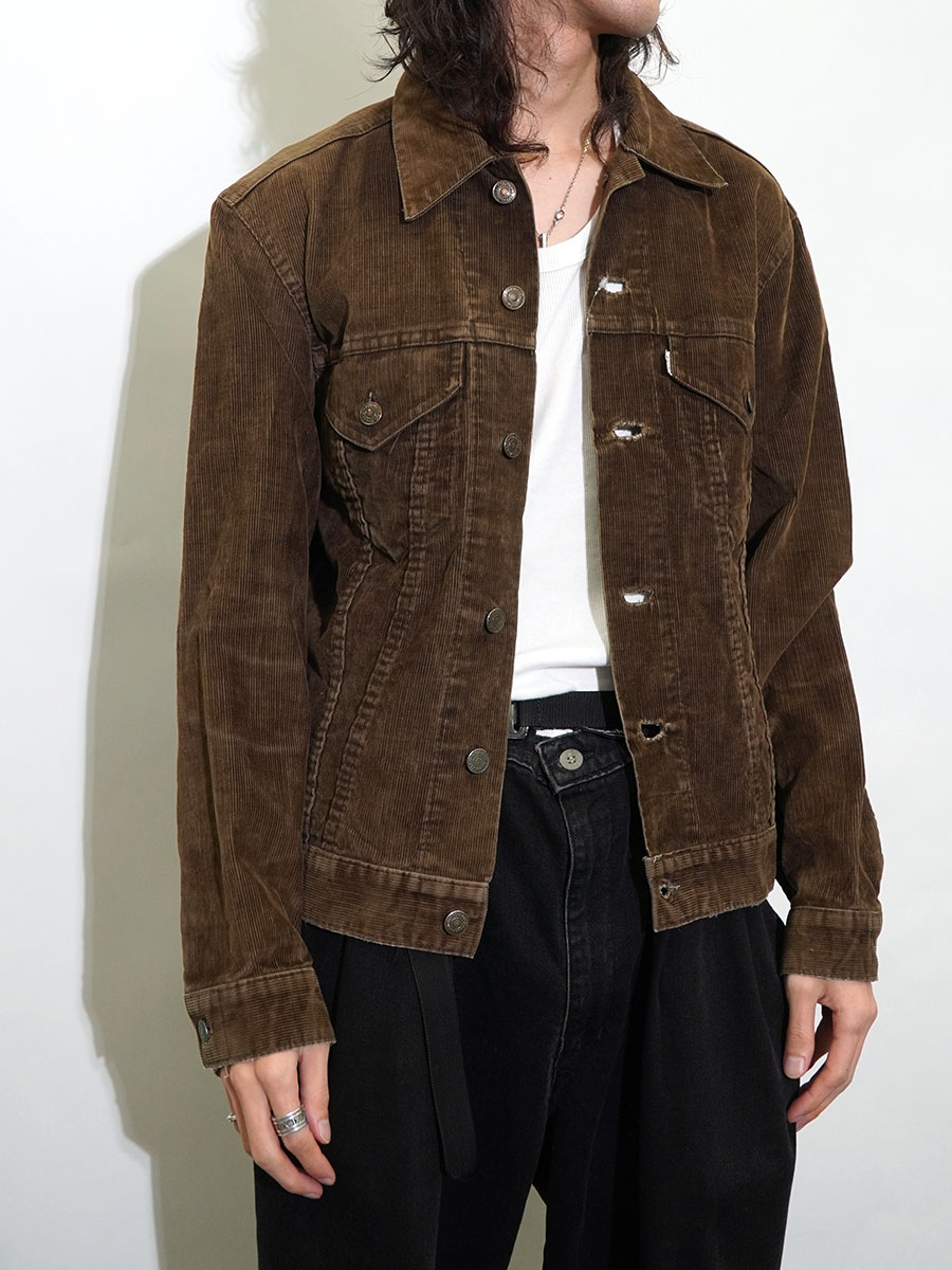 70's Levi's 70505 3rd型 コーデュロイジャケット ブラウン 表記(40