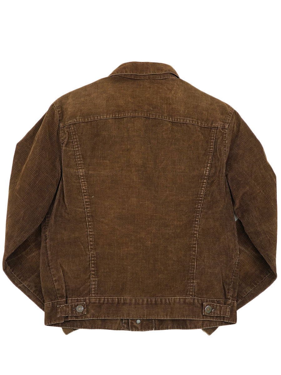 70s リーバイス コーデュロイ ジャケット ブラウン 40 70505 70's Levi's 70505 3rd型 コーデュロイジャケット ブラウン 表記