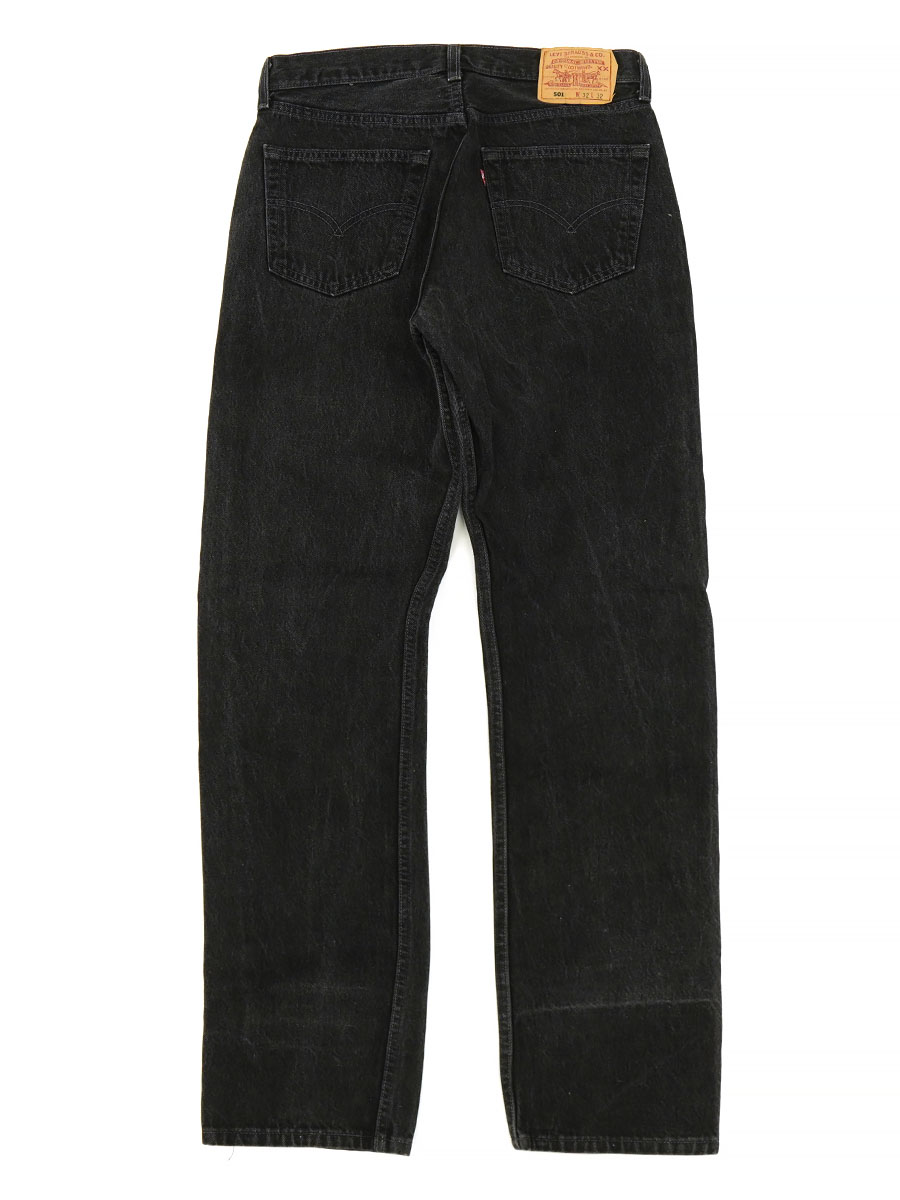 90'S LEVI'S 501 BLACK JEANS FOR WOMEN (SIZE. W32 L32) MADE IN USA