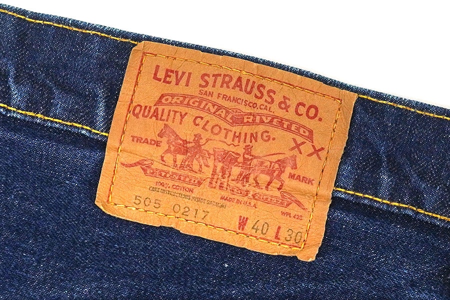 70's Levi's 505 BIG-E デニムパンツ 濃紺 表記(40x30) 赤耳