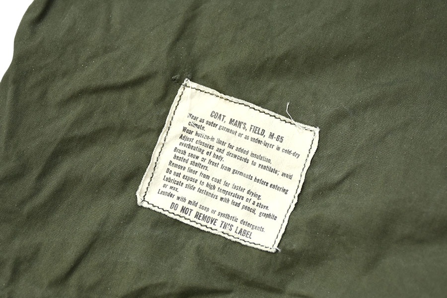 68's U.S.ARMY M-65 フィールドジャケット アルミジップ 表記(MEDIUM-SHORT)