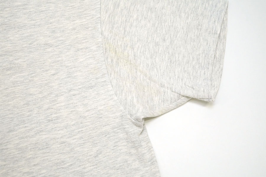 90's U.S.M.C. 油性プリント 霜降りグレー 袖シングル Teeシャツ 90's U.S.M.C. 油性プリント 霜降りグレー 袖シングル Teeシャツ