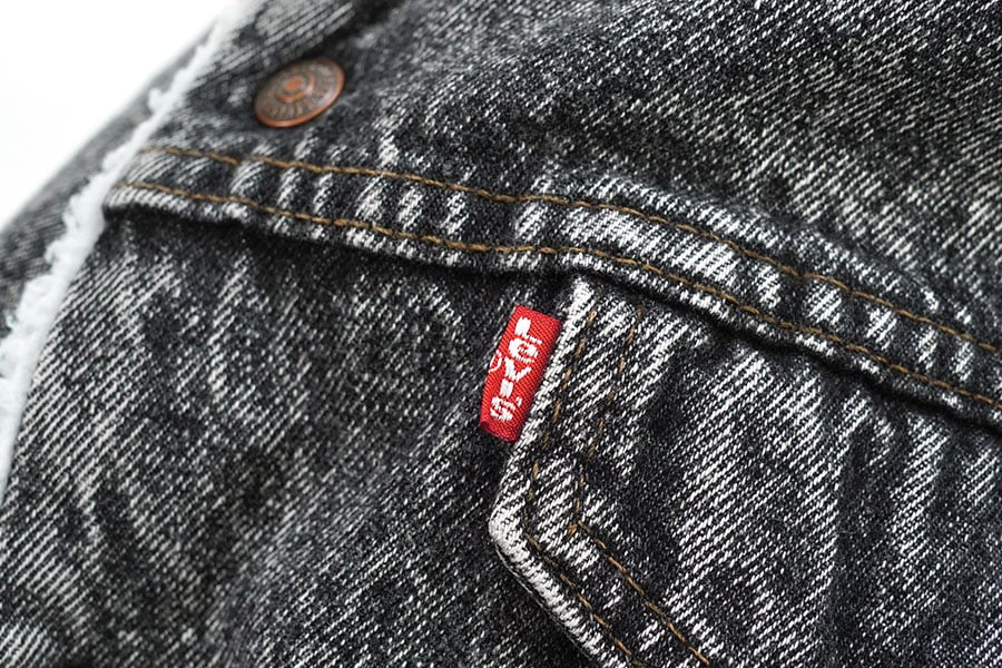 80's Levi's ブラックデニム ボアジャケット 表記(XL) USA製 | NEW