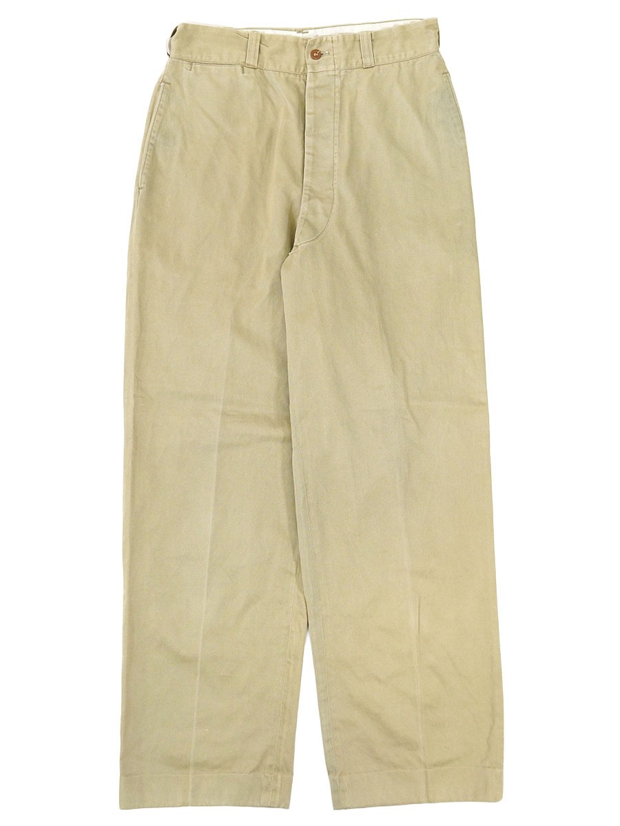 50'S～ U.S.ARMY CHINO TROUSERS (APPROX.29.5 L30) | NEW ITEM