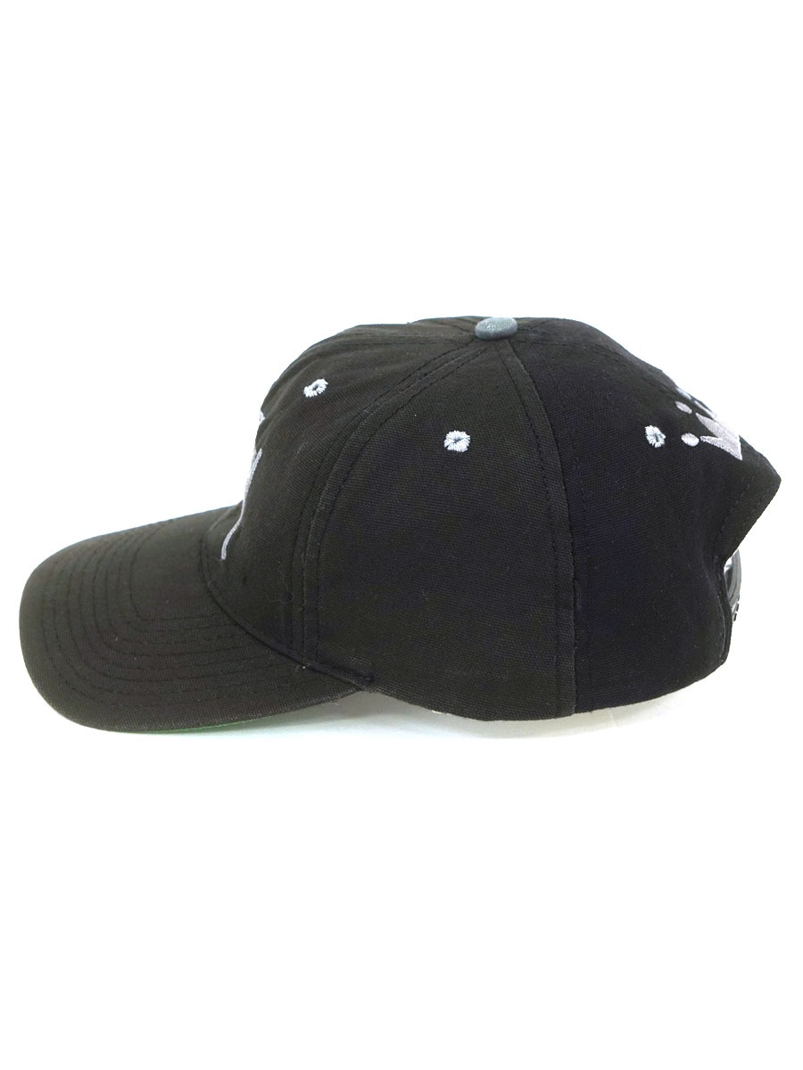 90'S STUSSY 6 PANEL SNAP BACK CAP BLACK MADE IN USA | SOLD OUT