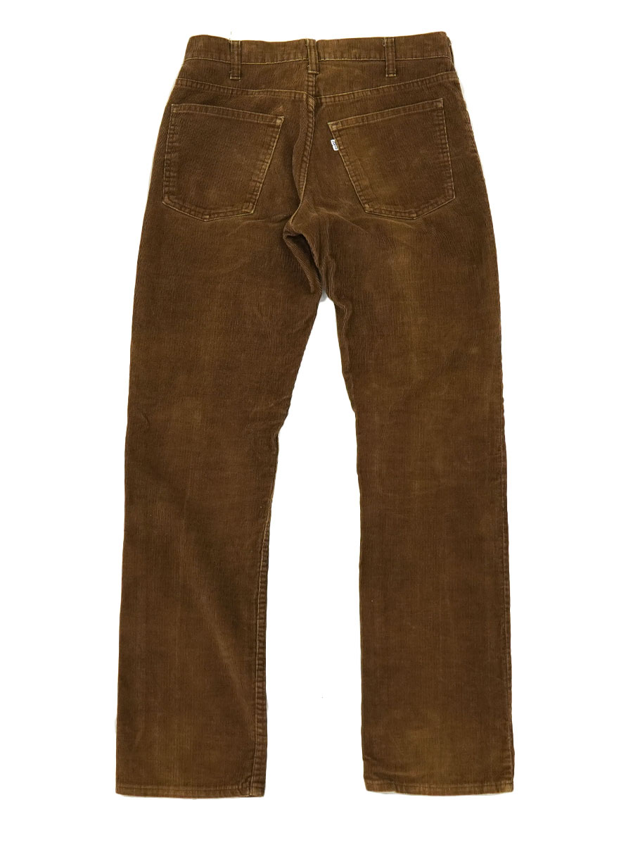 【HTCスタッズ】Levi’s 519コーデュロイパンツ 80s Levi'sリーバイス 519 コーデュロイパンツ 茶 w31 L31