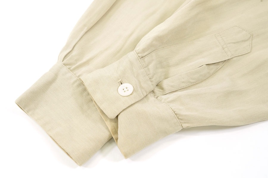 50's The Palm Springs Shirt ループカラー L/S レーヨンシャツ サンド