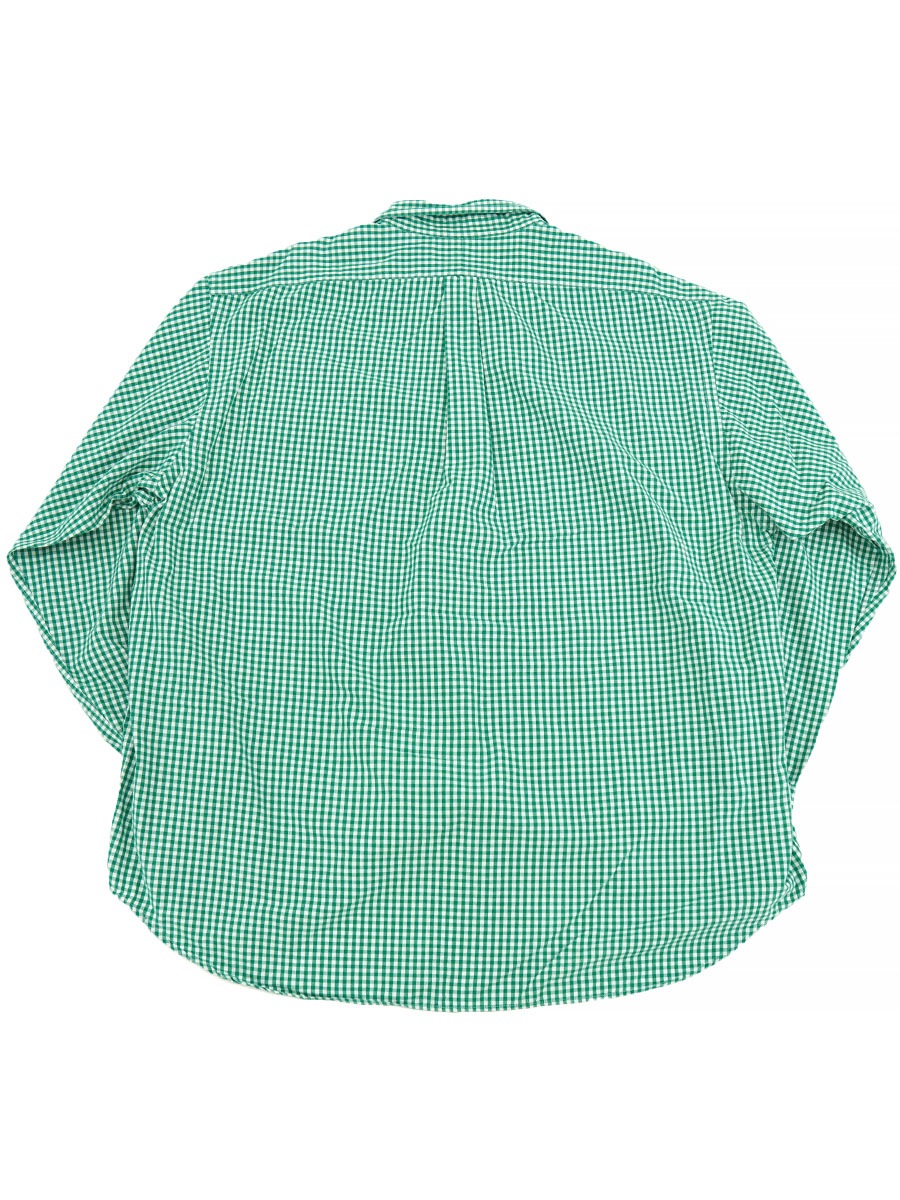RALPH LAUREN GOLF インディアコットン ギンガムチェック B.D.シャツ