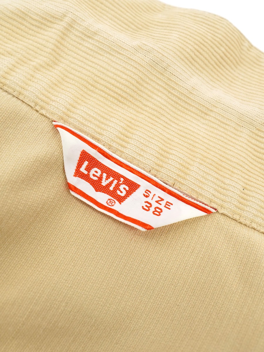70'S LEVI'S WIDE WALE CORDUROY JACKET (SIZE. 38)