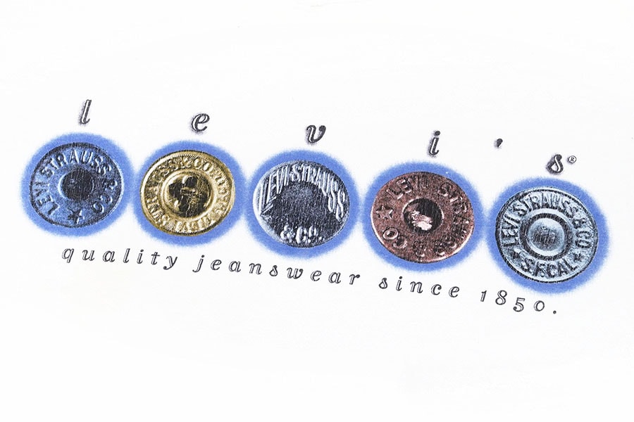 90's Levi's ''levi's quality jeanswear since 1850