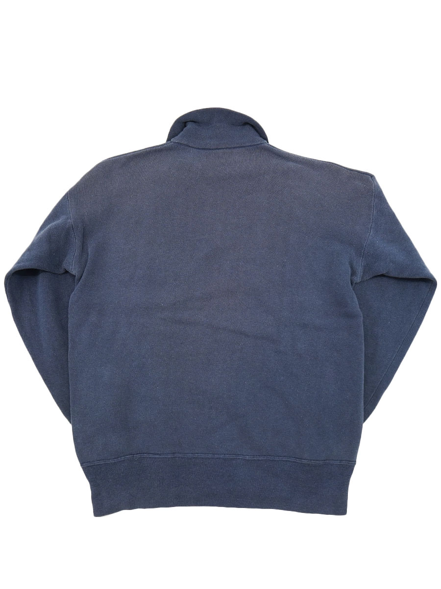 60's Sportswear of Quality 無地 襟付き H/Z スウェット ナス紺