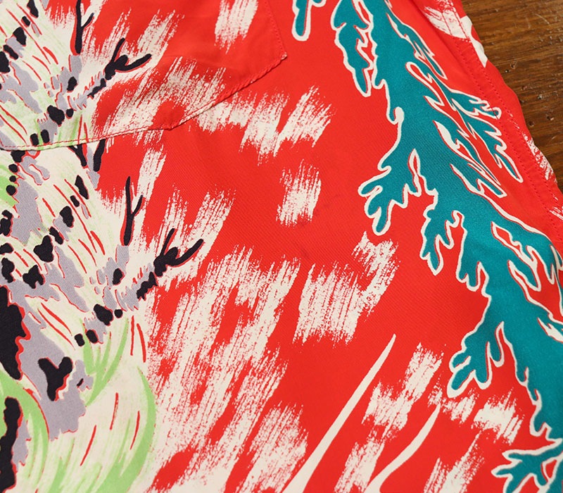 1950s L/S HAWAIIAN SHIRT , Size M