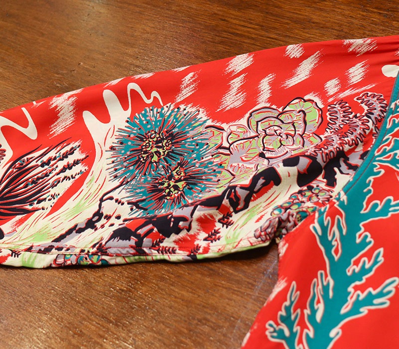 1950s L/S HAWAIIAN SHIRT , Size M