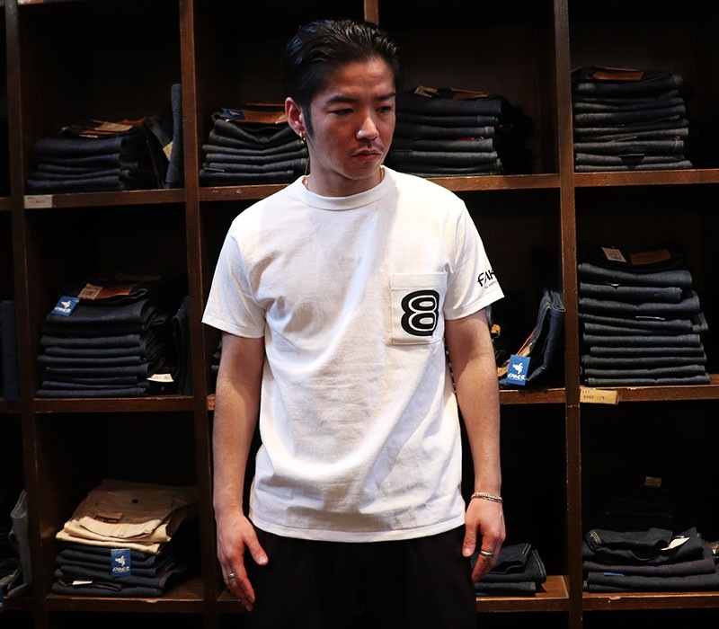 ８(エイト) 50th Anniversary , ８ x FAKEα T , WHITE , Size S