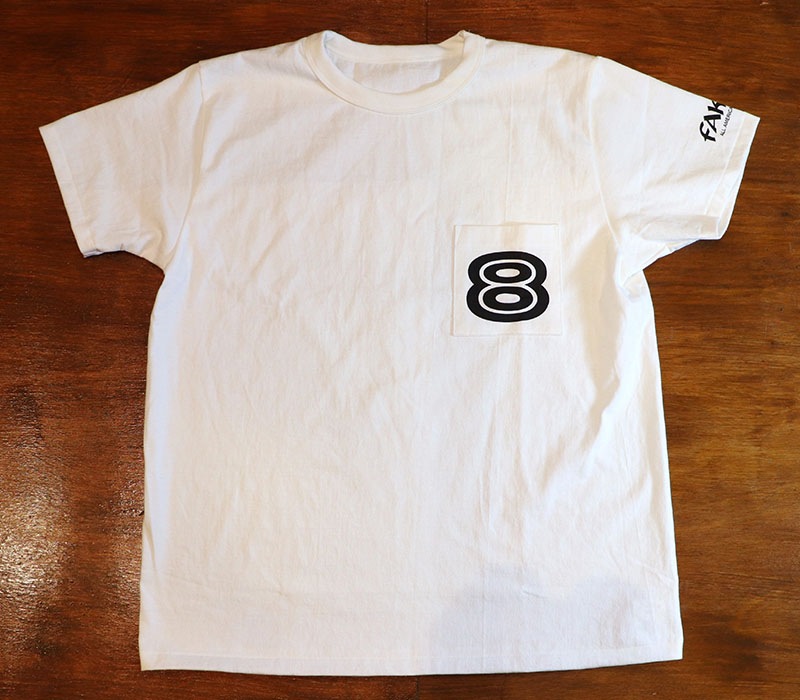 ８(エイト) 50th Anniversary , ８ x FAKEα T , WHITE , Size S