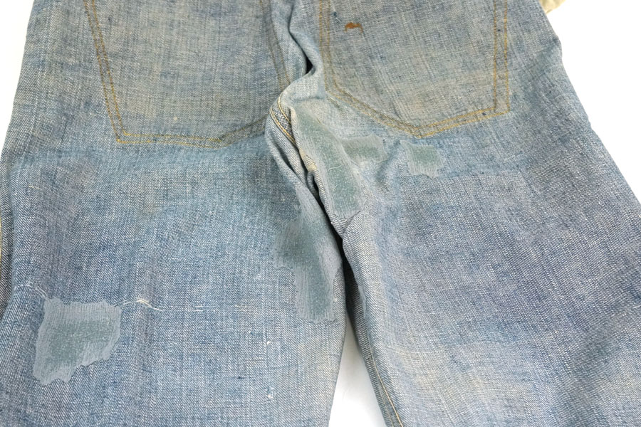 1900's RIP-PROOF OVERALLS Denim Waist Overalls 実寸(30x28)