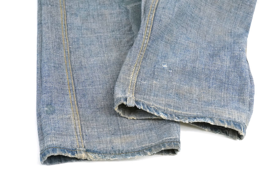 1900's RIP-PROOF OVERALLS Denim Waist Overalls 実寸(30x28)