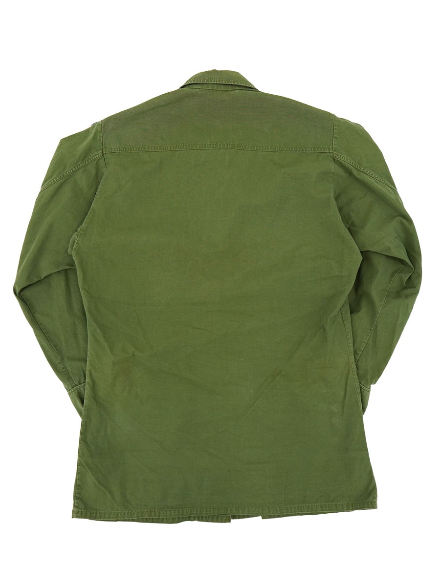 60s ジャングルファティーグ 3rd ノンリップ SHORT 60's U.S.ARMY ジャングルファティーグJKT 3rd ノンリップ 実寸(XS位