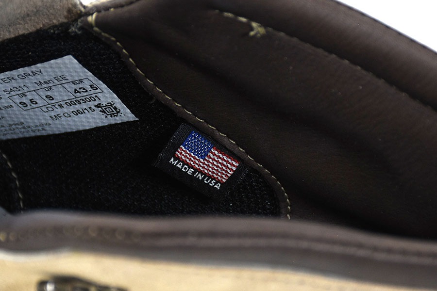 未使用 Danner ''TRAMLINE'' OYSTER GRAY レザーブーツ 表記(9.5) USA製