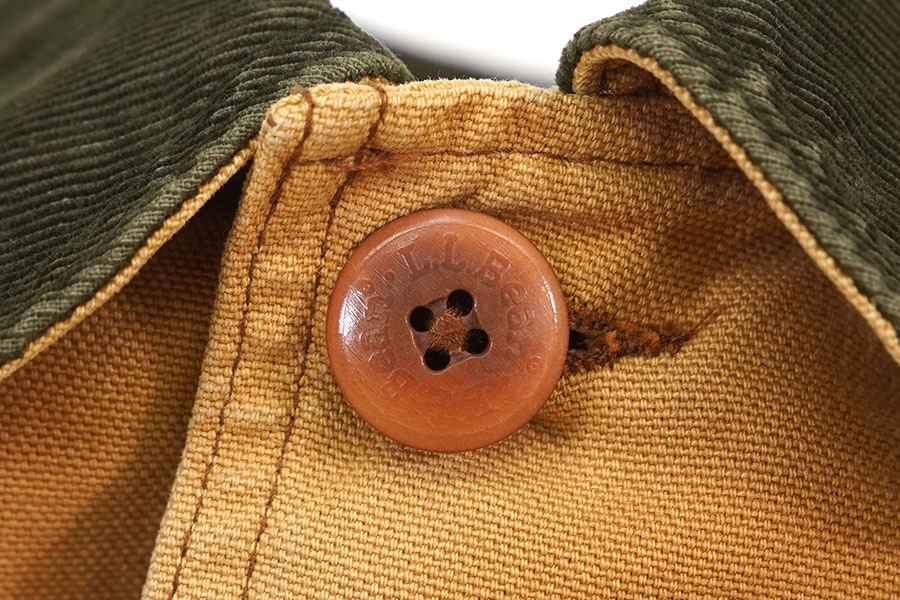 90's L.L.Bean 襟コーズ 裏チェックライナー ハンティングジャケット 褪せブラウン 表記(XL) USA製
