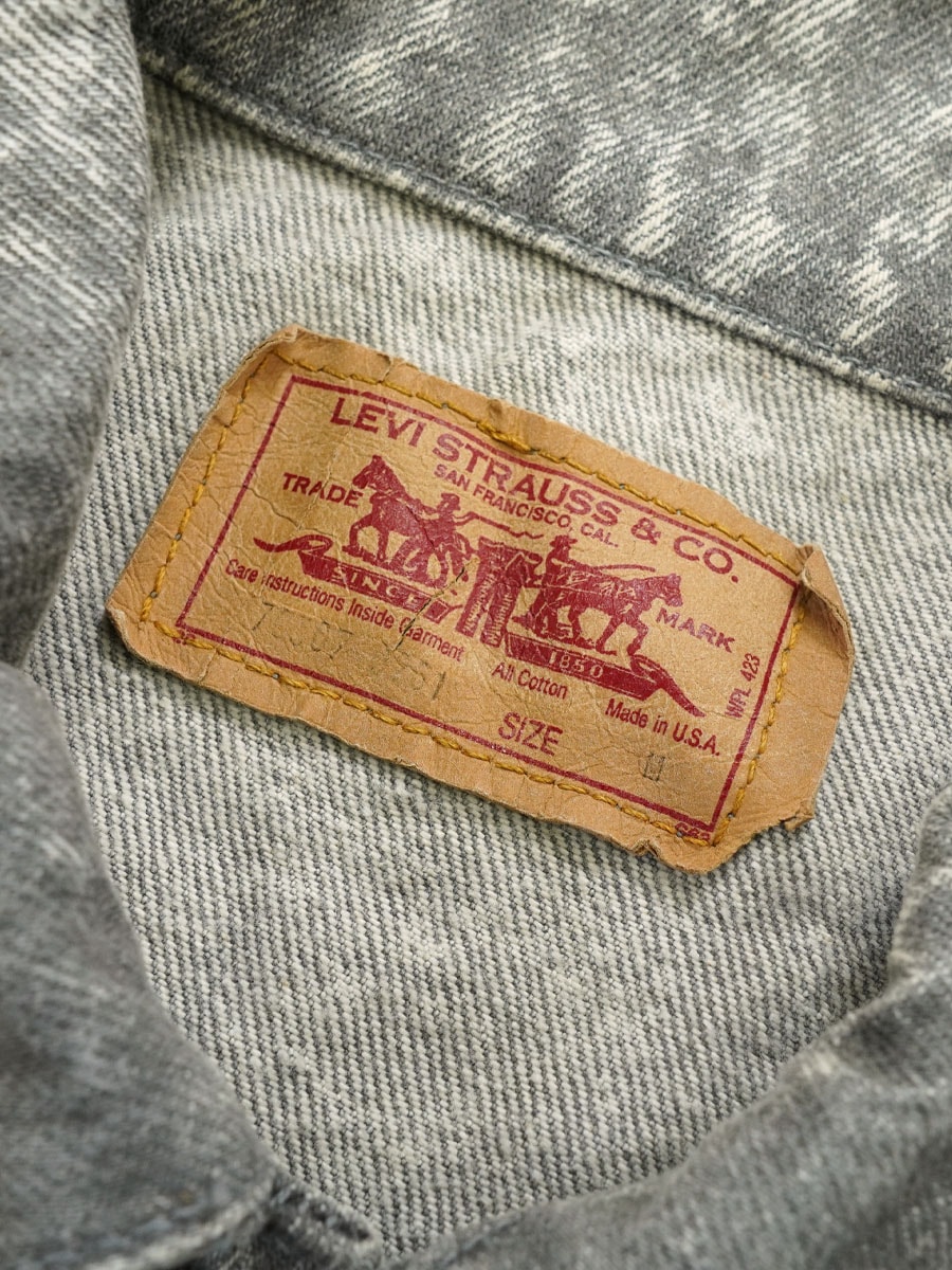 80's Levi's 70507 アシッドブラック デニムジャケット 表記(M) USA製 80's Levi's 70507 アシッドブラック デニムジャケット 表記(M) USA製